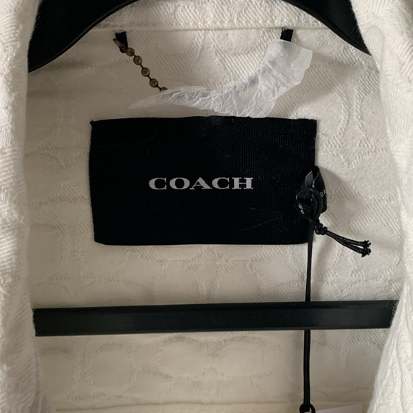 🔥🔥🔥 COACH TOP RATED Signature Denim Jacket SIZE XS🔥🔥🔥 - Picture 8 of 11